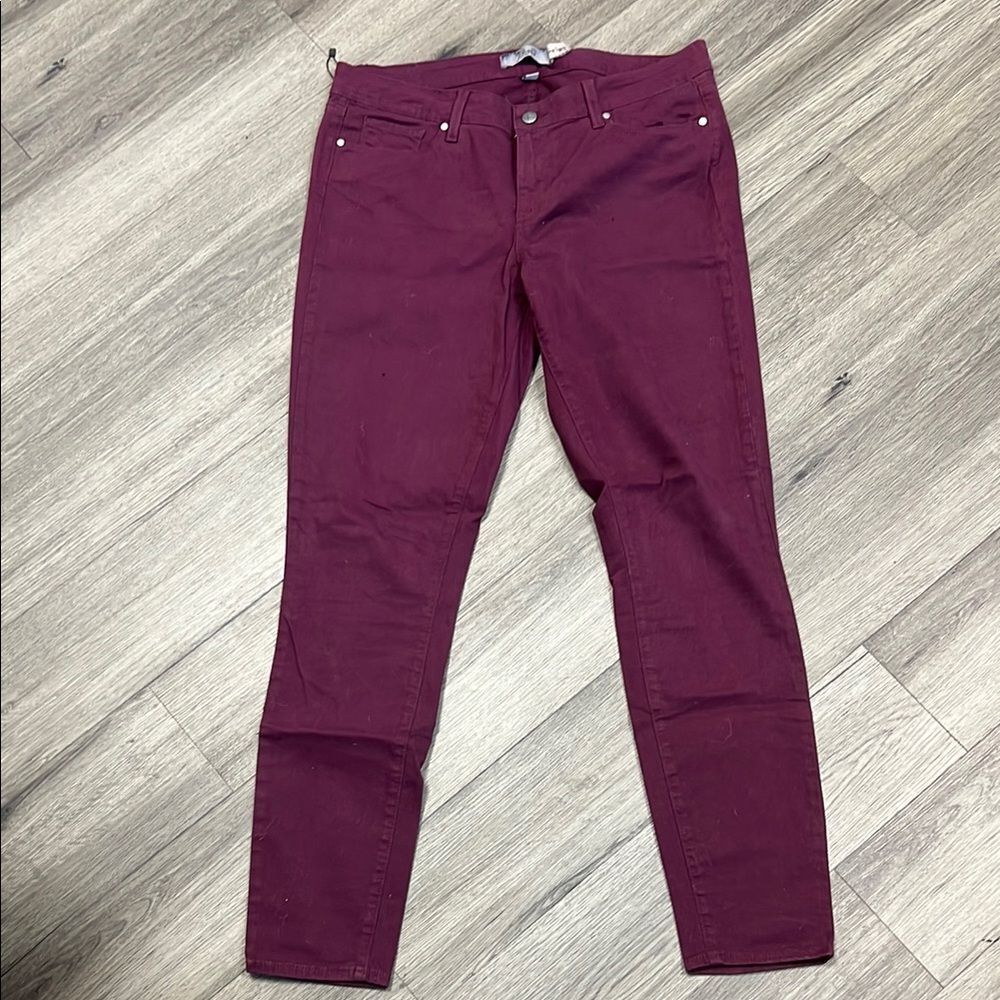 Paige Verdugo Purple Jegging Jeans 32
